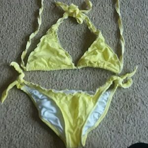 NWOT yellow bikini